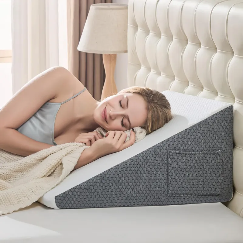 Yojoker Wedge Pillow for Sleeping – 12 Inch